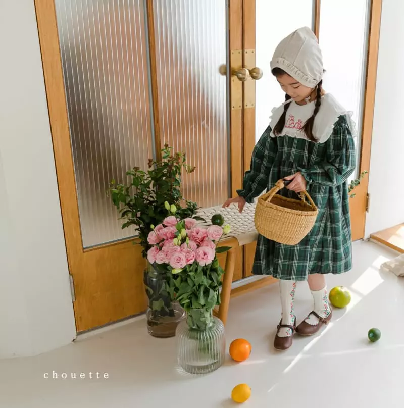 Chouette - Korean Children Fashion - #childofig - Girl Embroidery One-piece - 6