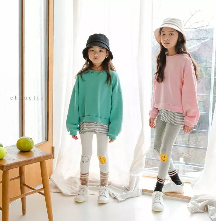 Chouette - Korean Children Fashion - #childrensboutique - Flower Smile Sweatshirt - 4