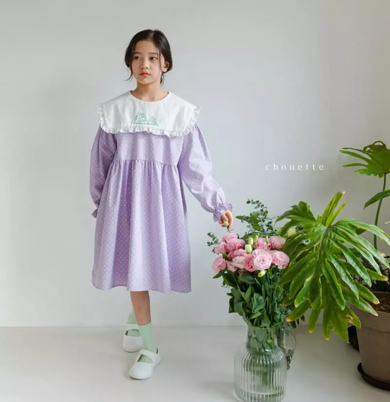 Chouette - Korean Children Fashion - #kidsshorts - Girl Embroidery One-piece - 11