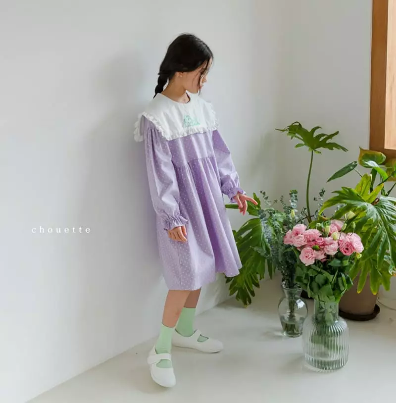 Chouette - Korean Children Fashion - #kidsstore - Girl Embroidery One-piece - 12