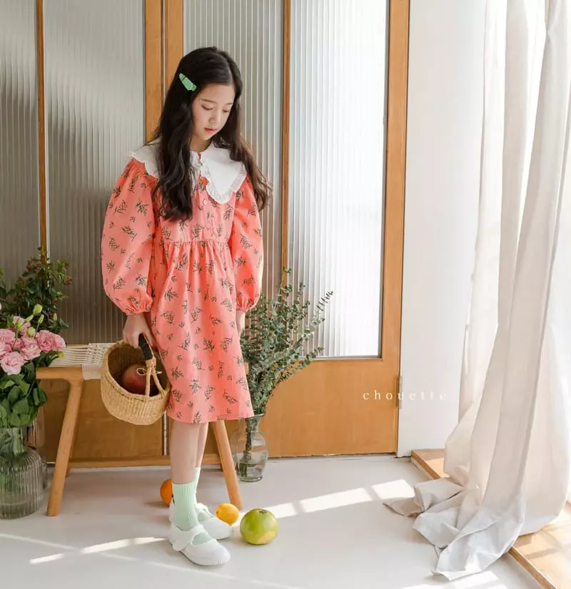 Chouette - Korean Children Fashion - #littlefashionista - Ruffle One-piece - 2
