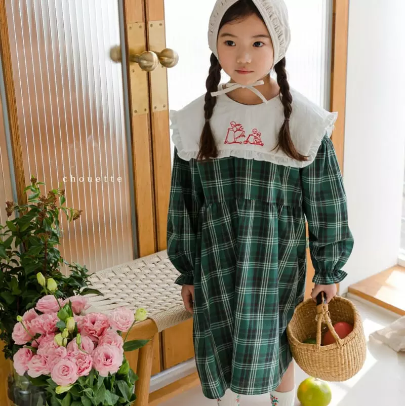 Chouette - Korean Children Fashion - #magicofchildhood - Girl Embroidery One-piece - 2