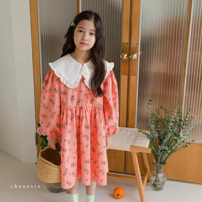 Chouette - Korean Children Fashion - #magicofchildhood - Ruffle One-piece - 4