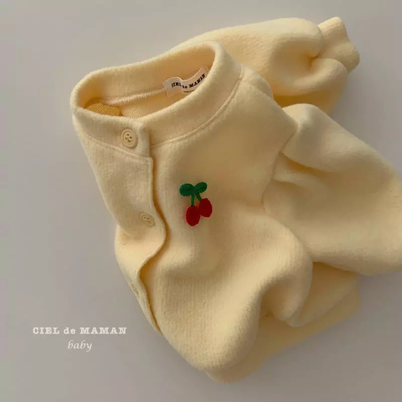 Ciel De Maman - Korean Baby Fashion - #babyboutique - Cherry Cardigan - 3