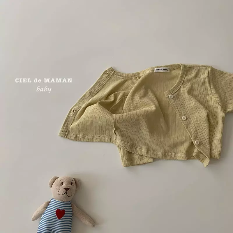 Ciel De Maman - Korean Baby Fashion - #babyboutiqueclothing - Merci Cardigan - 3
