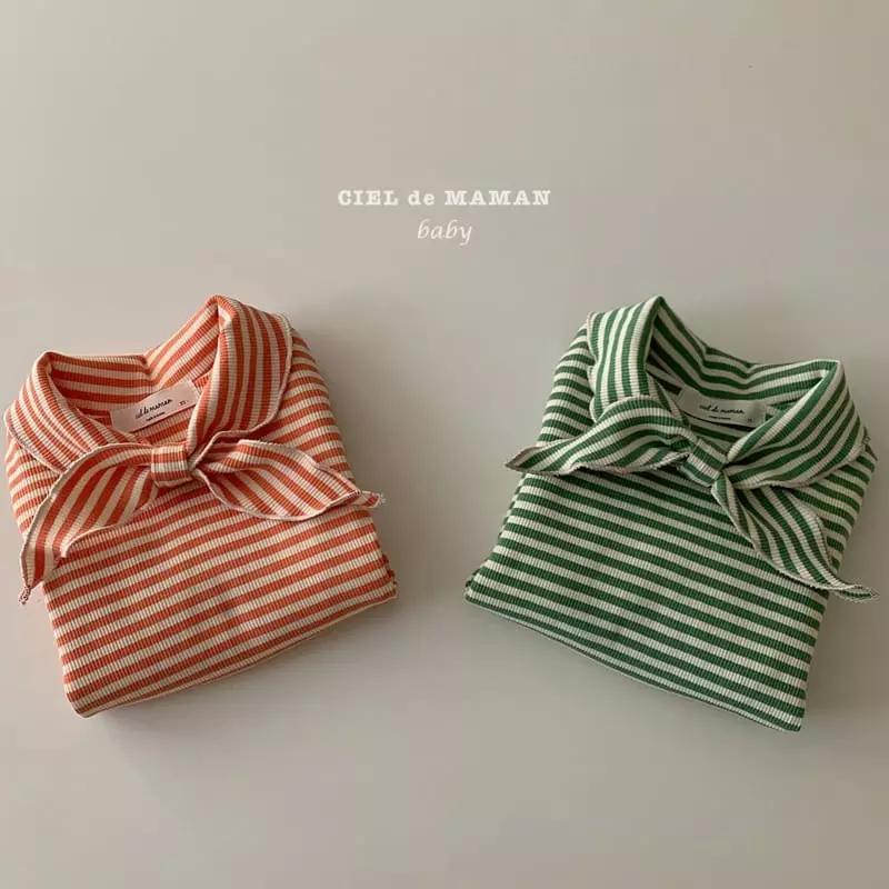 Ciel De Maman - Korean Baby Fashion - #babyboutiqueclothing - Ribbon Bodysuit - 8