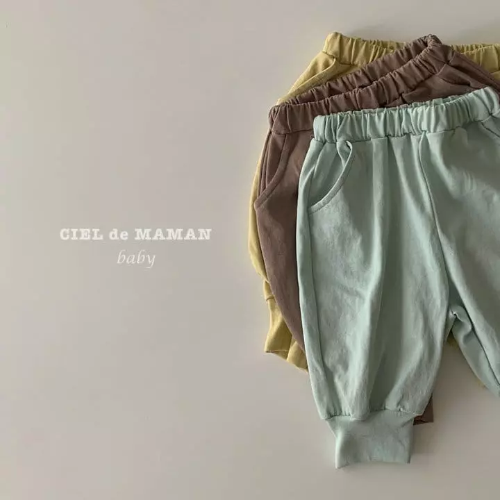 Ciel De Maman - Korean Baby Fashion - #babyboutiqueclothing - Monddag Jogger Pants - 6