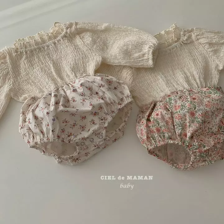 Ciel De Maman - Korean Baby Fashion - #babyboutique - Smocked Bodysuit - 4