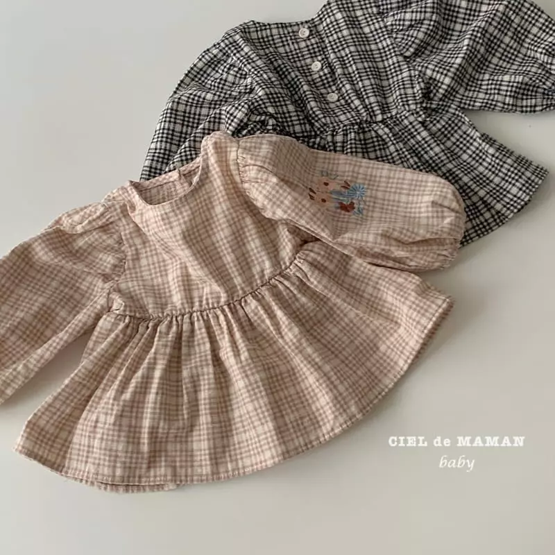 Ciel De Maman - Korean Baby Fashion - #babyclothing - Enok Embroidery Top Bottom Set - 6