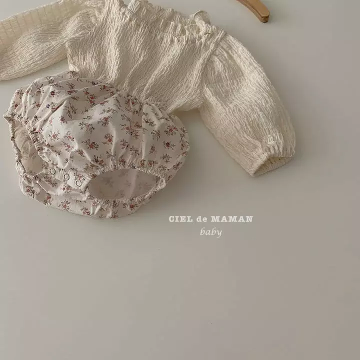Ciel De Maman - Korean Baby Fashion - #babyfashion - Smocked Bodysuit - 6