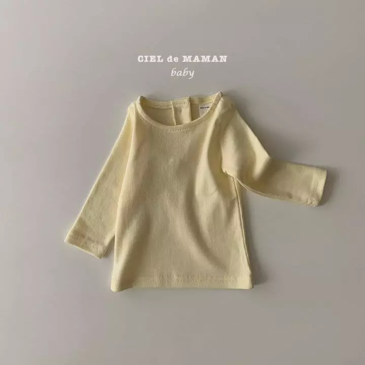 Ciel De Maman - Korean Baby Fashion - #babyclothing - Spring Cotton Tee - 4