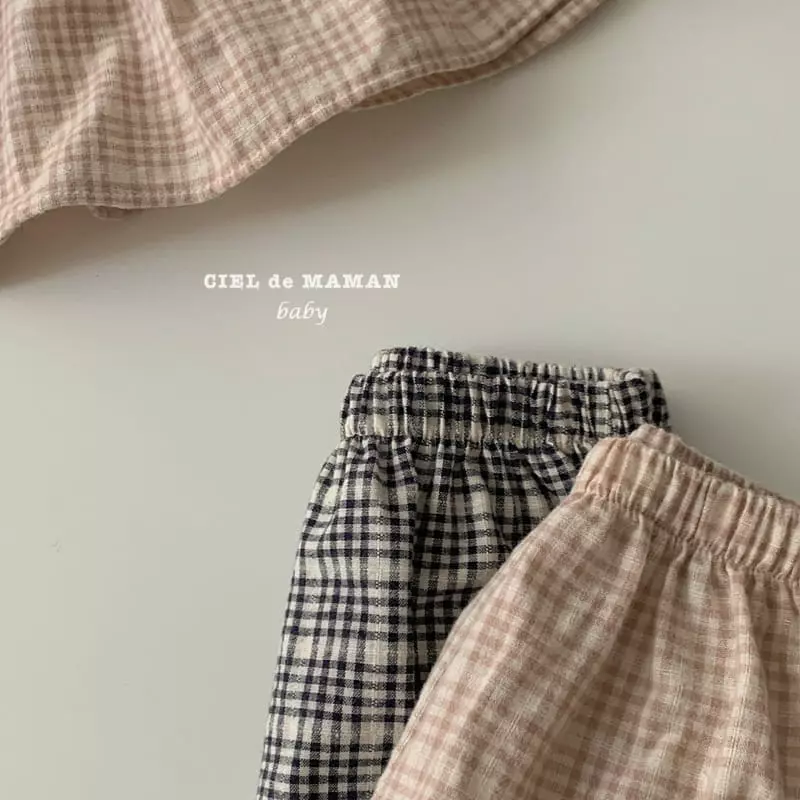 Ciel De Maman - Korean Baby Fashion - #babygirlfashion - Enok Embroidery Top Bottom Set - 9