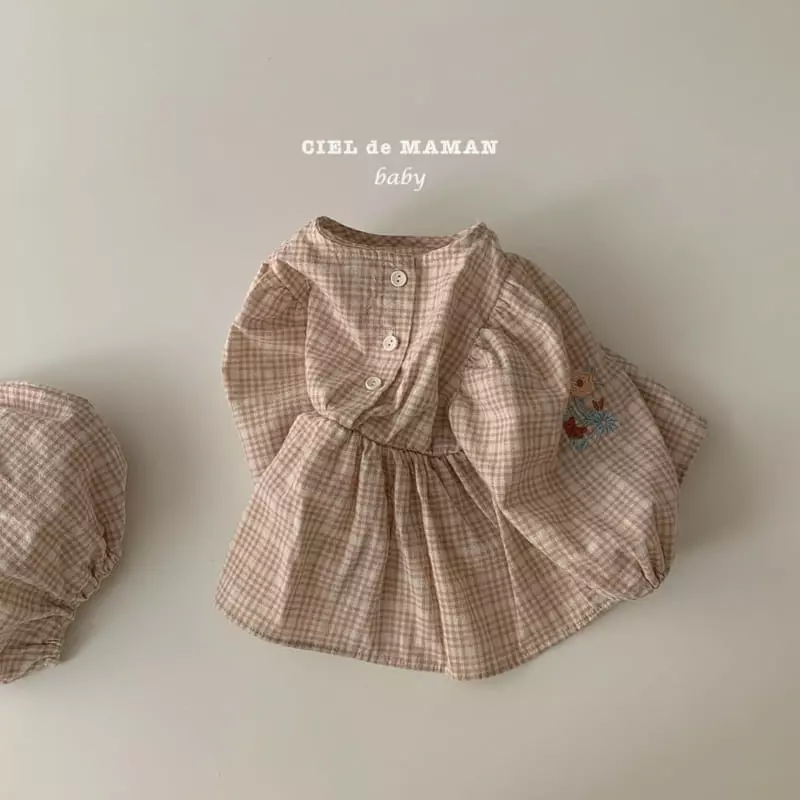 Ciel De Maman - Korean Baby Fashion - #babylifestyle - Enok Embroidery Top Bottom Set - 10