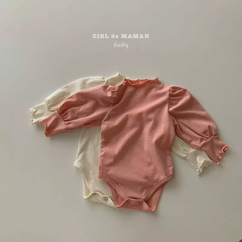 Ciel De Maman - Korean Baby Fashion - #babylifestyle - Spring Shirring Bodysuit