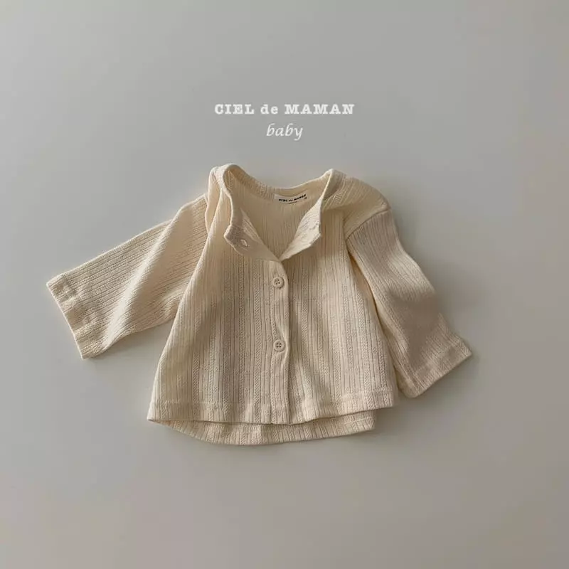 Ciel De Maman - Korean Baby Fashion - #babyoninstagram - Merci Cardigan - 9
