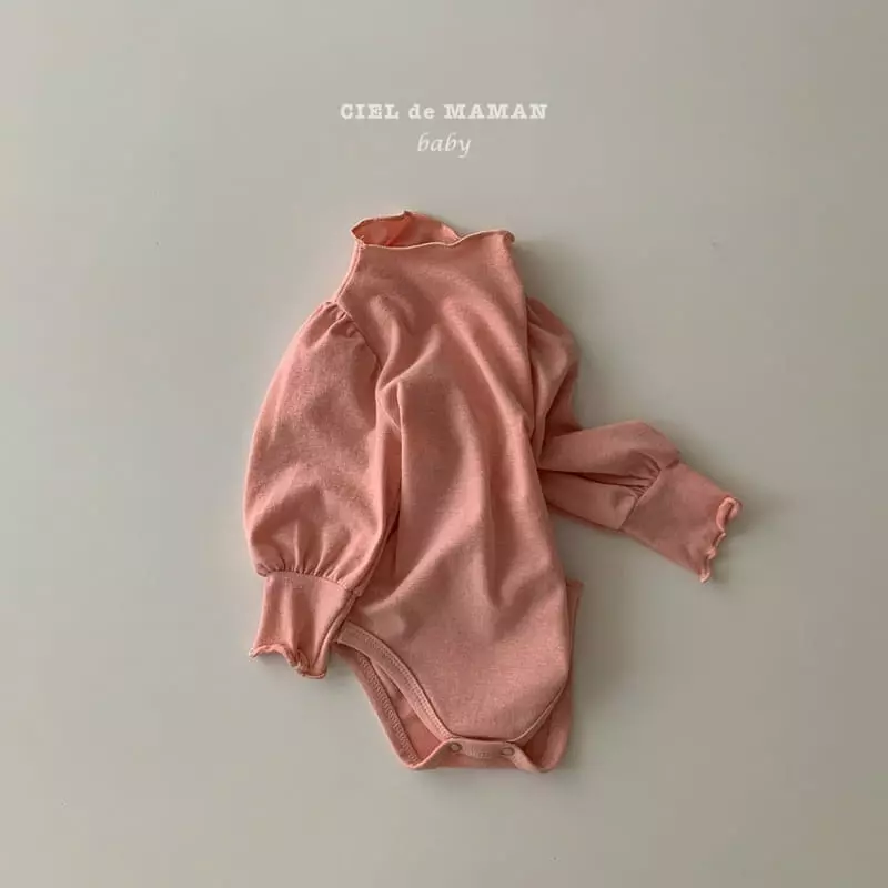 Ciel De Maman - Korean Baby Fashion - #babyoninstagram - Spring Shirring Bodysuit - 2