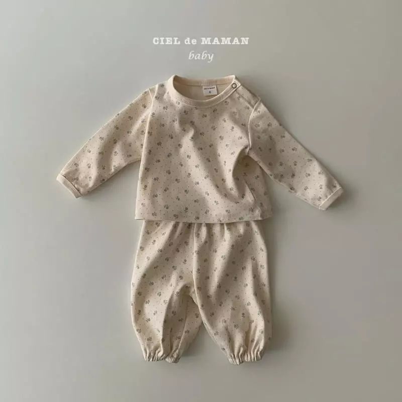 Ciel De Maman - Korean Baby Fashion - #babyoninstagram - Bebe Easywear Set - 4