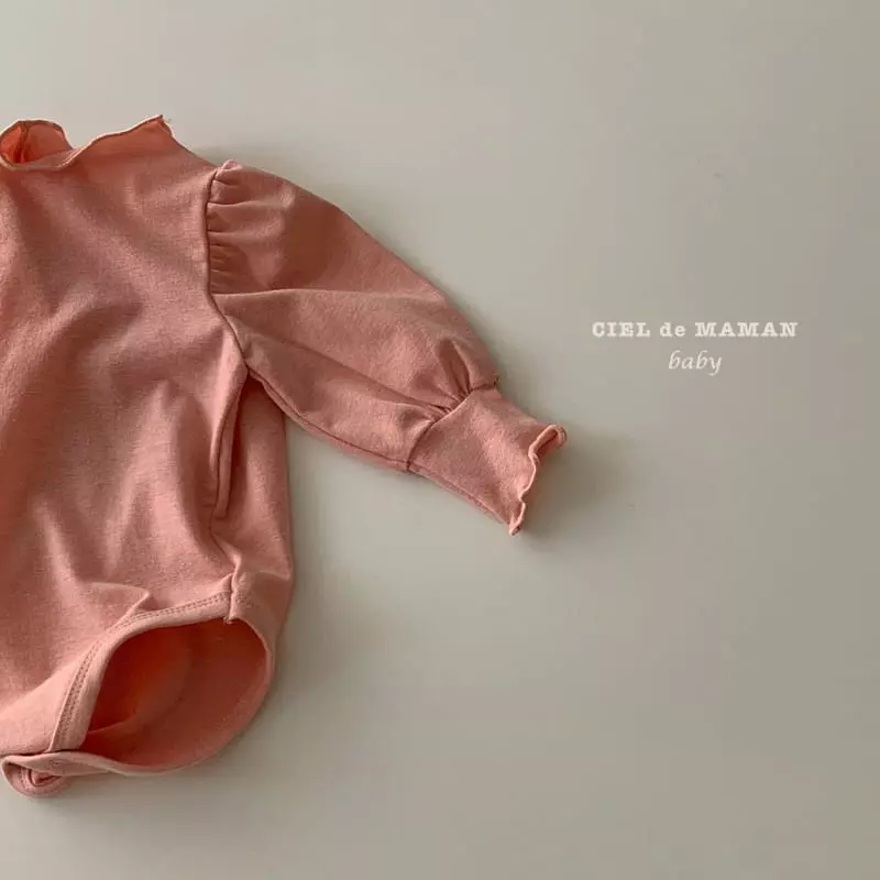 Ciel De Maman - Korean Baby Fashion - #babyootd - Spring Shirring Bodysuit - 3