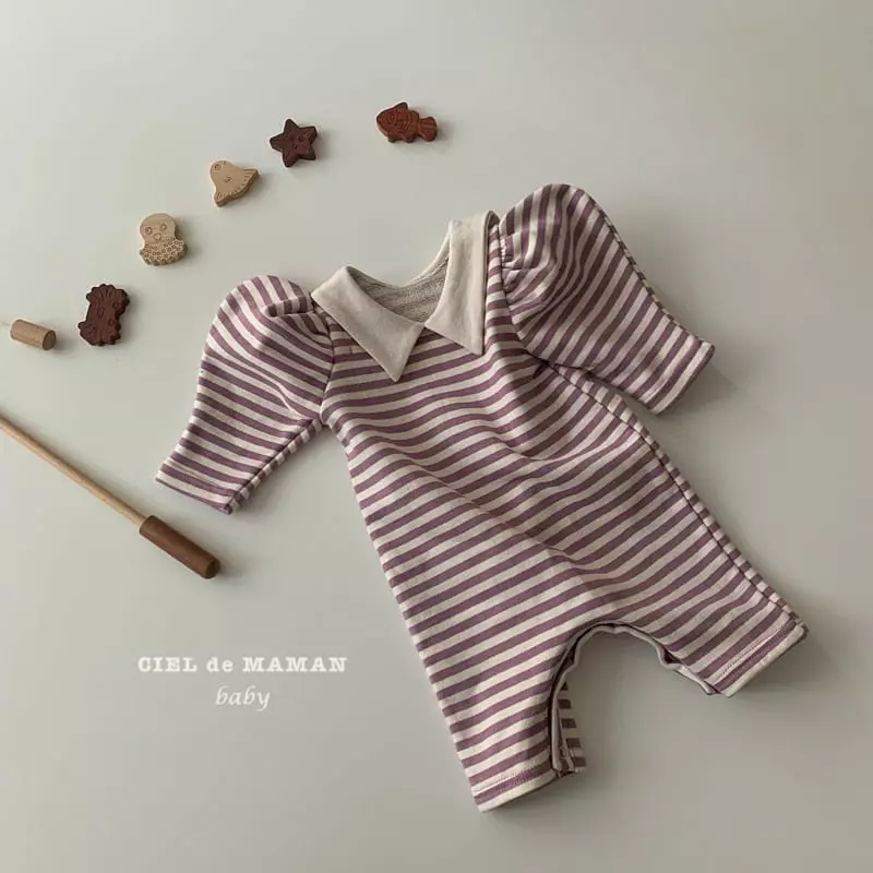 Ciel De Maman - Korean Baby Fashion - #babyoutfit - Sailor Bodysuit - 6