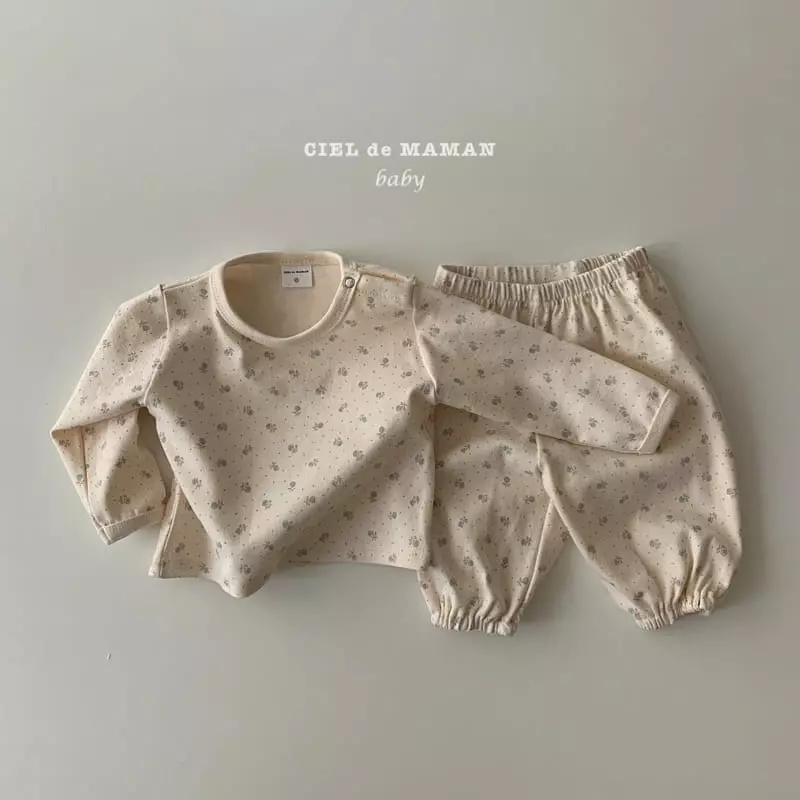 Ciel De Maman - Korean Baby Fashion - #babyoutfit - Bebe Easywear Set - 5