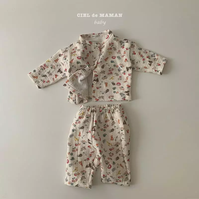 Ciel De Maman - Korean Baby Fashion - #babywear - Dear Top Bottom Set