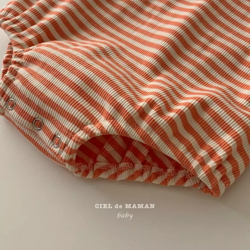 Ciel De Maman - Korean Baby Fashion - #babywear - Ribbon Bodysuit - 3