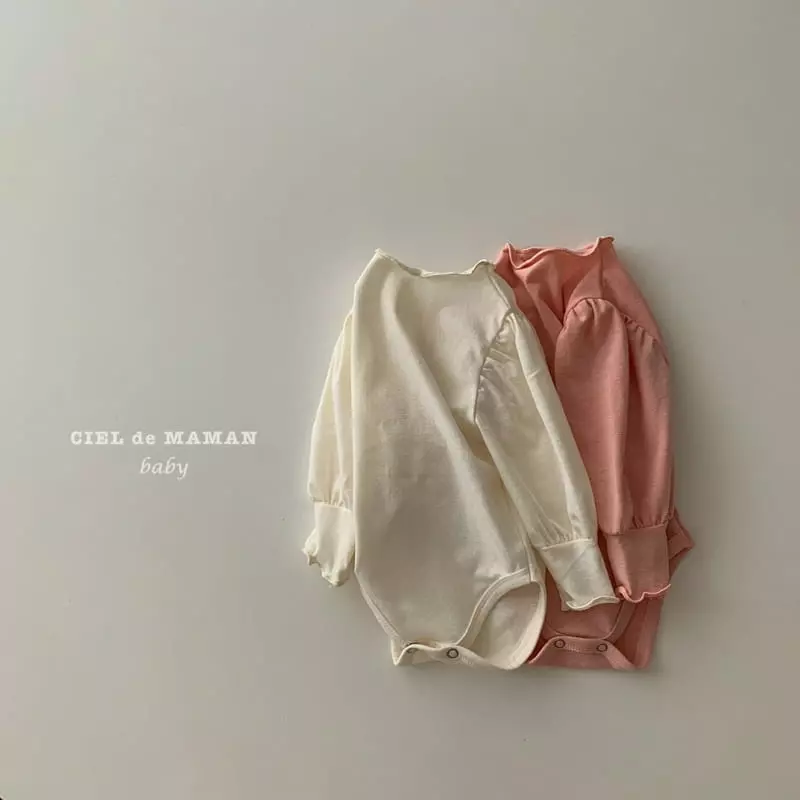 Ciel De Maman - Korean Baby Fashion - #smilingbaby - Spring Shirring Bodysuit - 9