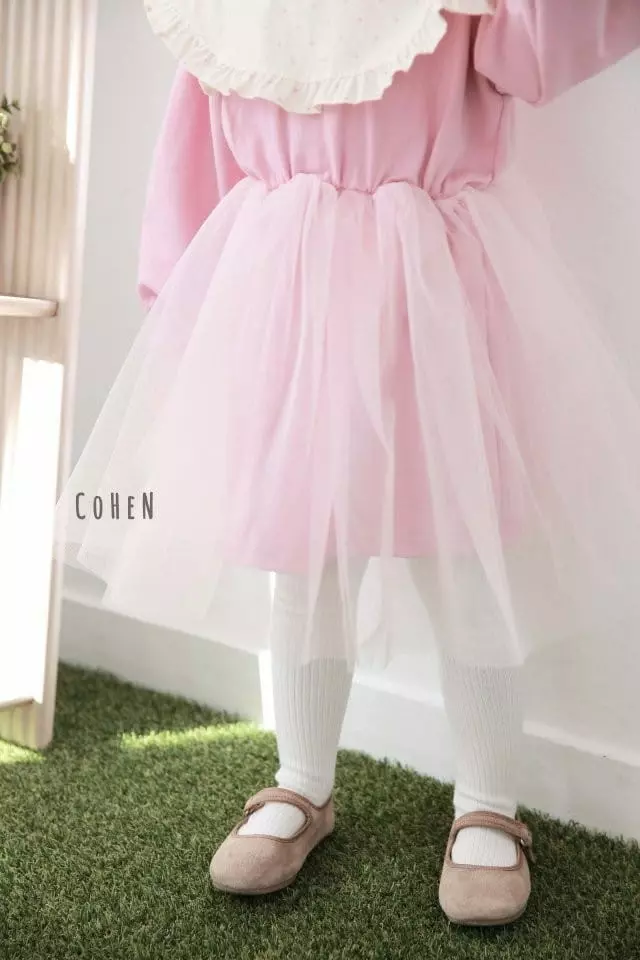 Cohen - Korean Children Fashion - #kidzfashiontrend - Dot Collar One-piece - 2