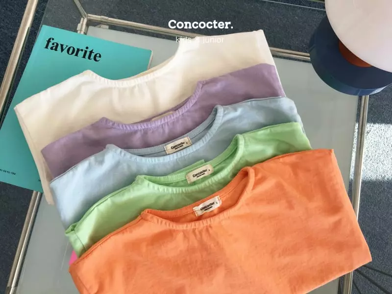Concocter - Korean Children Fashion - #Kfashion4kids - Loose Sliket Basic Tee - 3