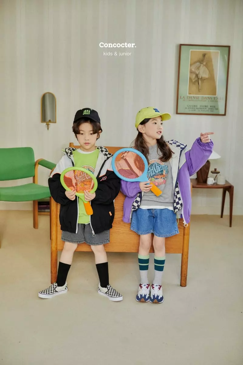 Concocter - Korean Children Fashion - #Kfashion4kids - Wind Color Wind Breaker - 7