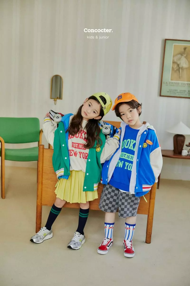 Concocter - Korean Children Fashion - #kidzfashiontrend - Bans Check Shorts - 4
