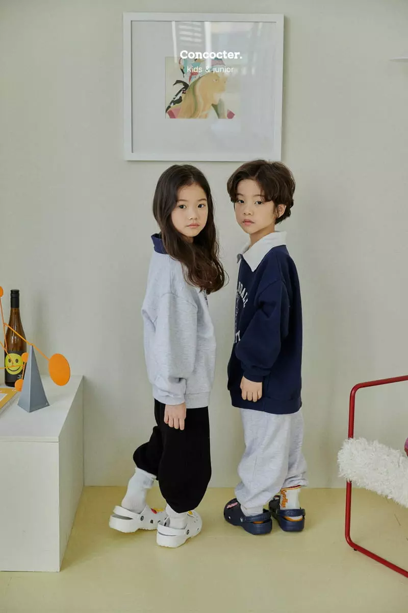 Concocter - Korean Children Fashion - #Kfashion4kids - Line Jogger Pants - 9
