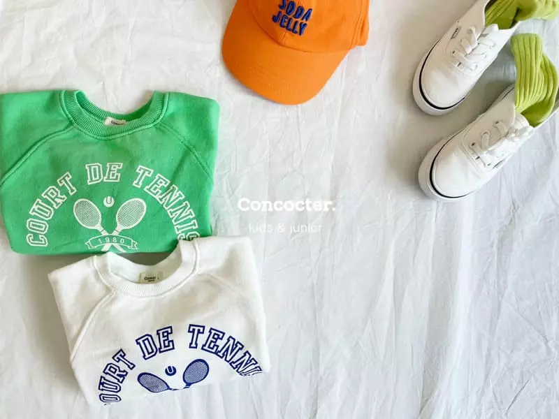 Concocter - Korean Children Fashion - #Kfashion4kids - Tennis Raglan Sweatshirt - 10