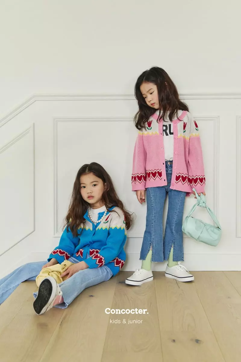 Concocter - Korean Children Fashion - #Kfashion4kids - Side Slit Span Bootscut Pants - 6