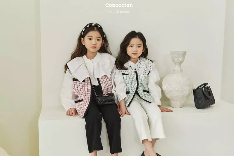Concocter - Korean Children Fashion - #Kfashion4kids - Square Collar Blouse - 3