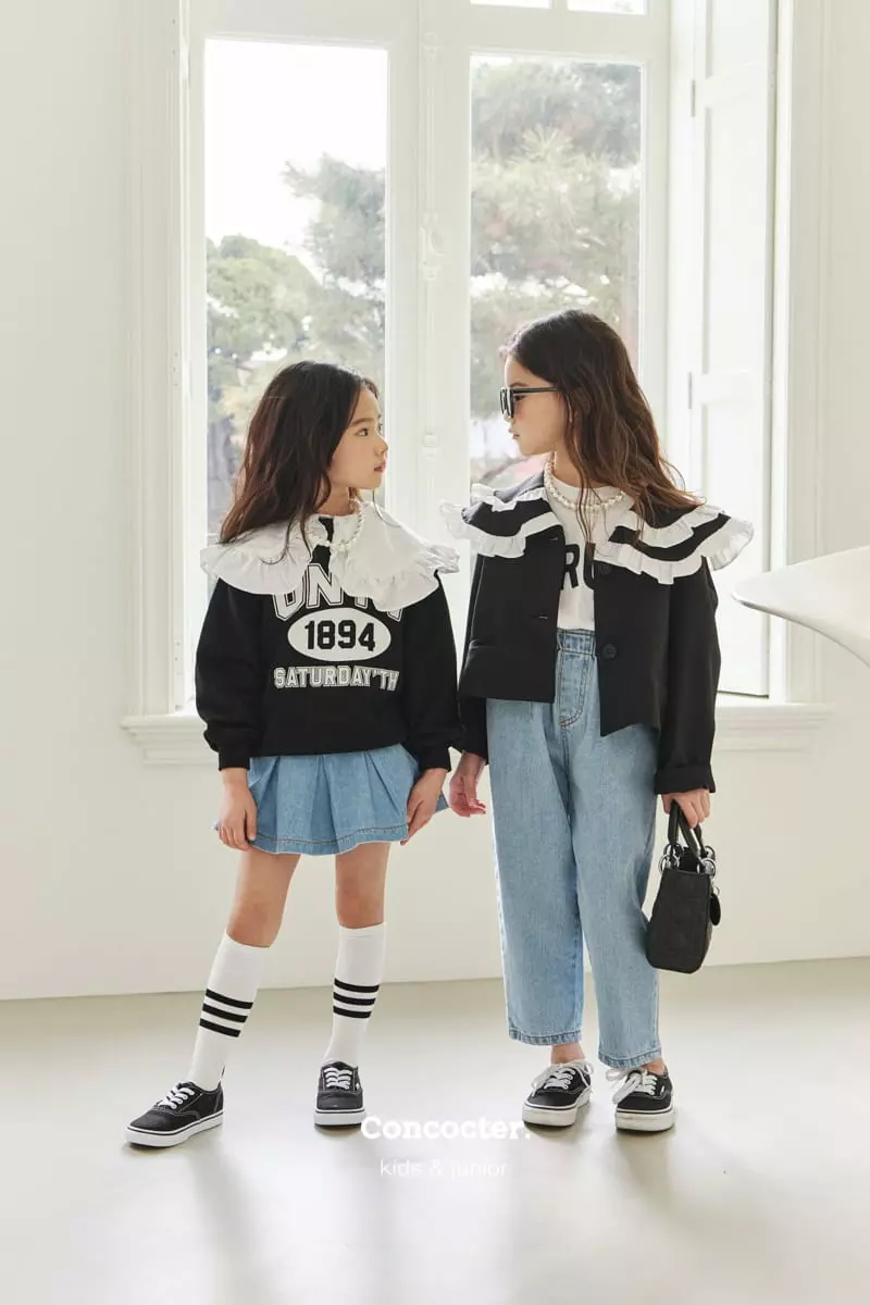 Concocter - Korean Children Fashion - #Kfashion4kids - 2 Frill Collar Jacket