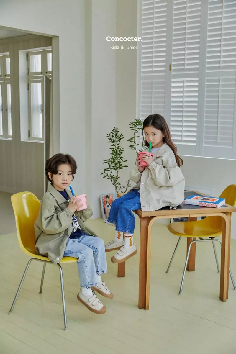 Concocter - Korean Children Fashion - #childofig - Cotton Overfit Field Jumper - 5