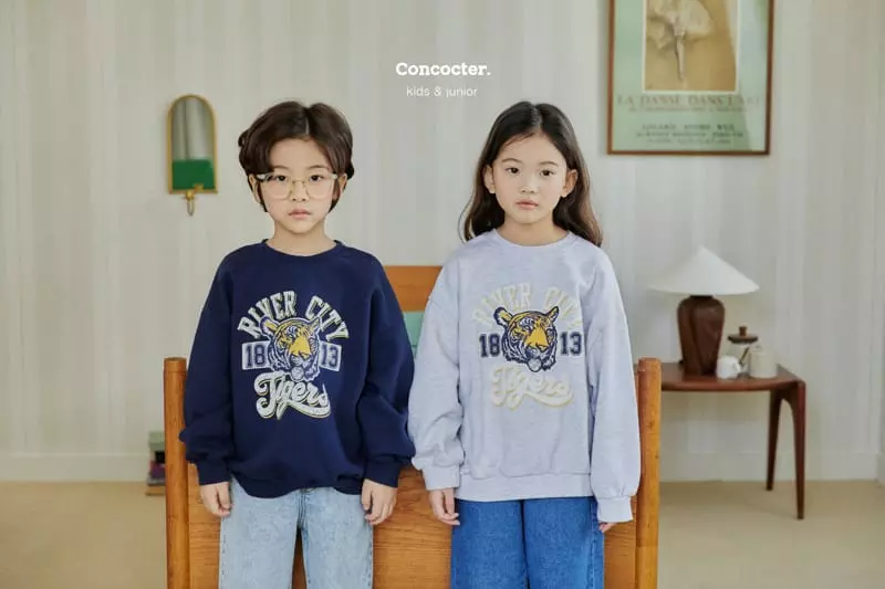 Concocter - Korean Children Fashion - #stylishchildhood - Tiger Swearshirt - 4