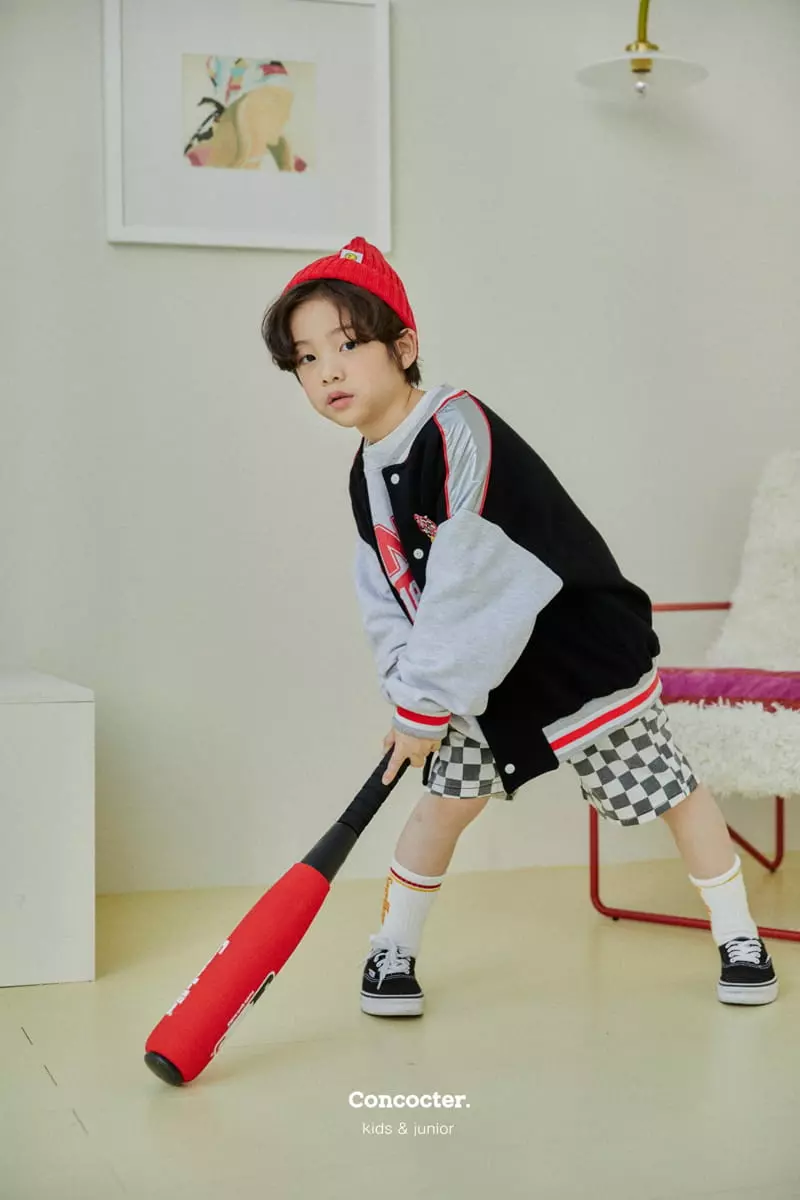 Concocter - Korean Children Fashion - #childofig - Bans Check Shorts - 9