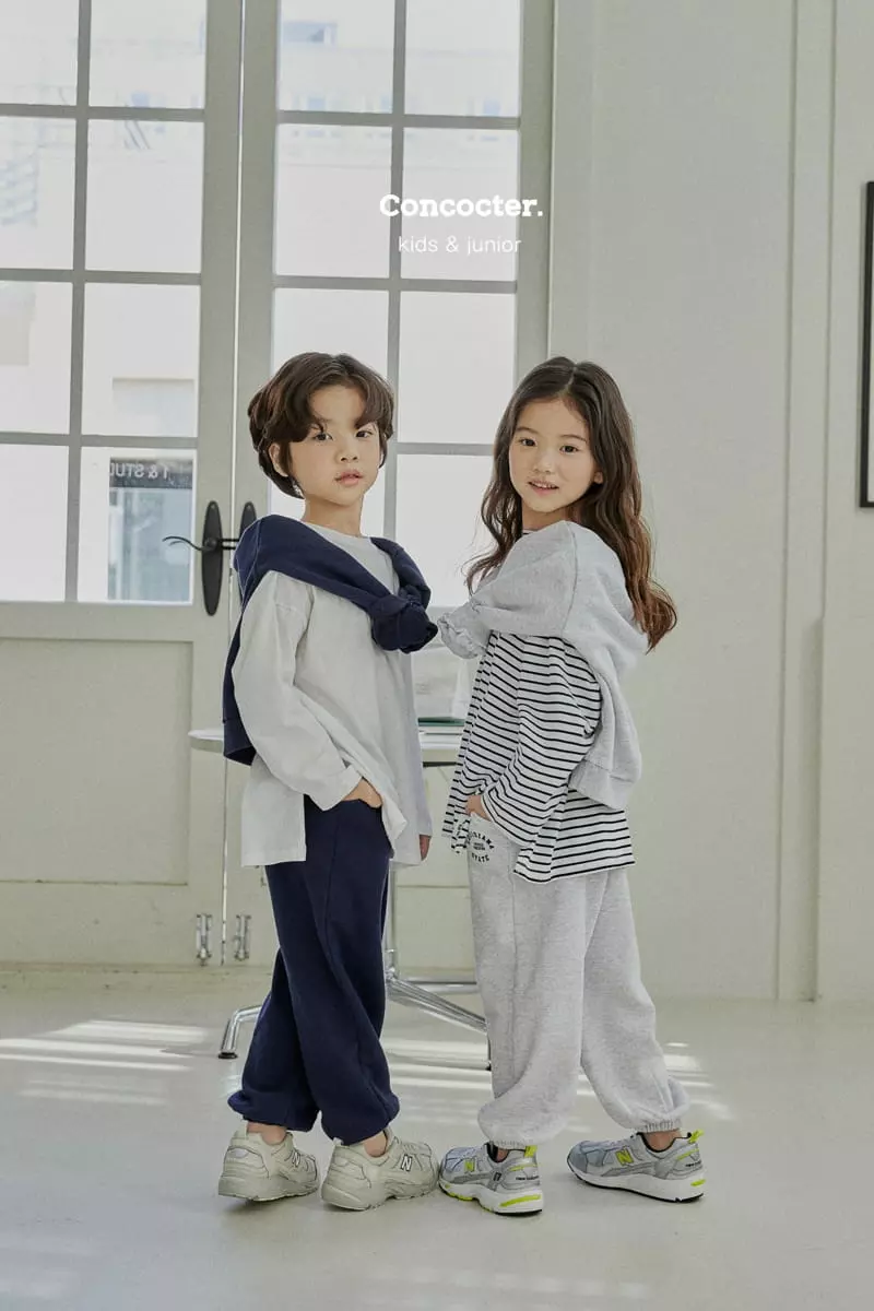 Concocter - Korean Children Fashion - #childofig - 1+1 Layered Slit Tee - 5