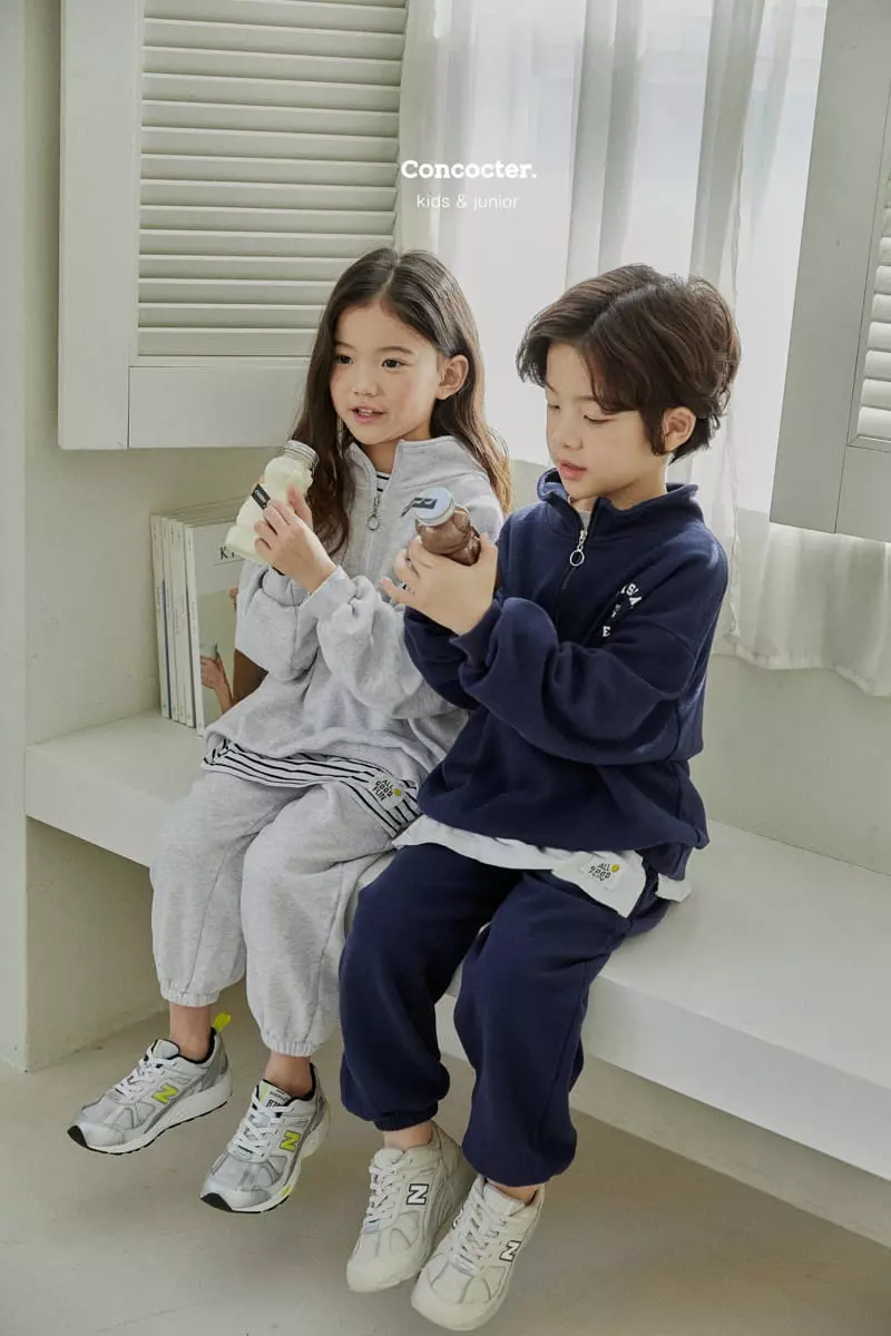 Concocter - Korean Children Fashion - #childofig - Louie Anorak Top Bottom Set - 4