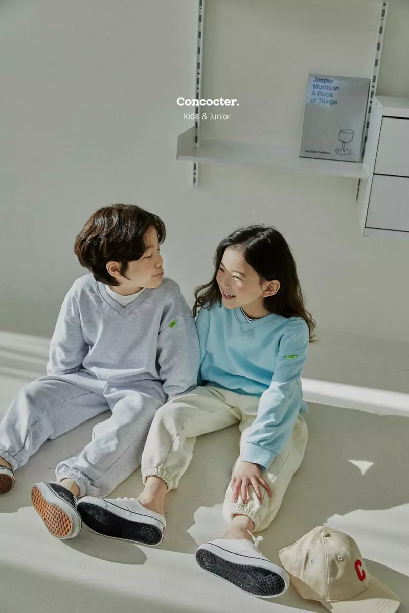 Concocter - Korean Children Fashion - #childofig - Line Jogger Pants