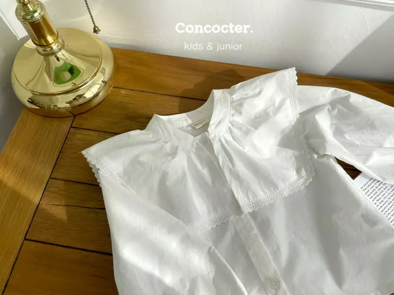 Concocter - Korean Children Fashion - #childofig - Square Collar Blouse - 8