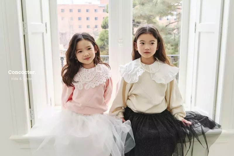 Concocter - Korean Children Fashion - #childofig - Pretty Slit Puff Sweatshirt - 5
