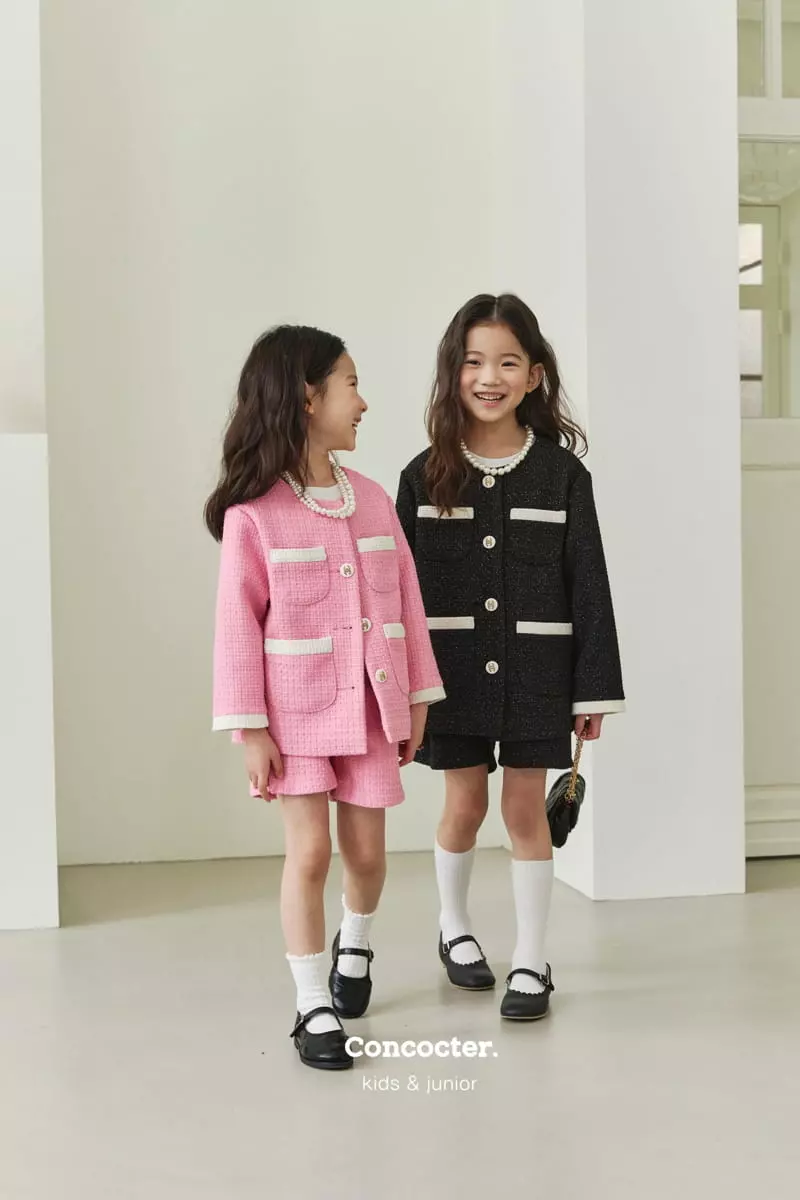 Concocter - Korean Children Fashion - #childofig - Coco Twid Jacket - 4