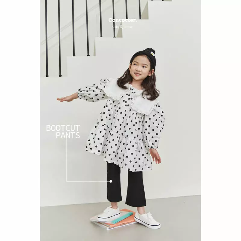 Concocter - Korean Children Fashion - #childofig - Span Sticky Bootscut Pants