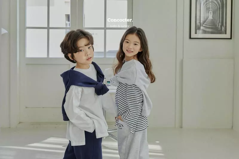 Concocter - Korean Children Fashion - #childrensboutique - 1+1 Layered Slit Tee - 6