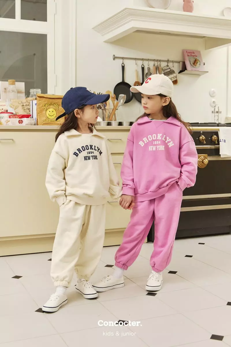 Concocter - Korean Children Fashion - #childrensboutique - Brooklyn Top Bottom Set - 5