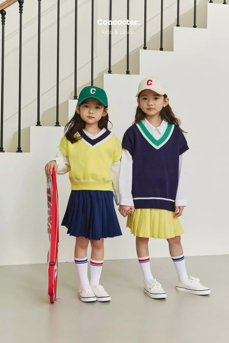 Concocter - Korean Children Fashion - #childrensboutique - 80 Knit Vest