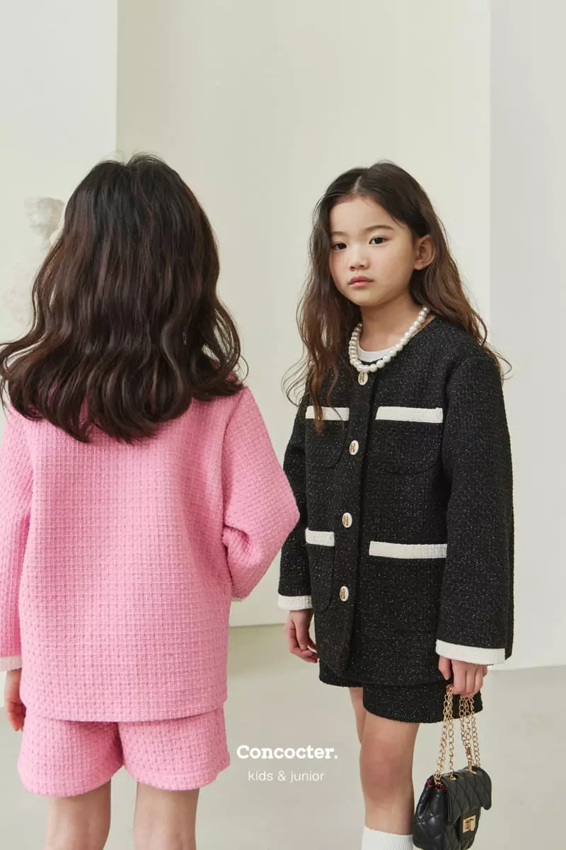 Concocter - Korean Children Fashion - #childrensboutique - Coco Twid Jacket - 5